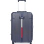 Tommy Hilfiger Wyoming Unisex Hard Luggage - Navy, 66Cm Medium Trolley Bag