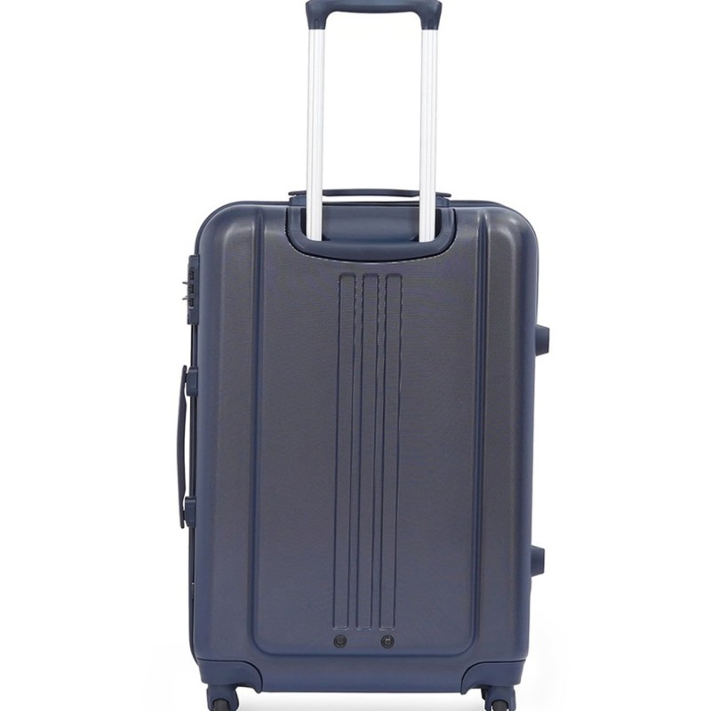 Tommy Hilfiger Wyoming Unisex Hard Luggage - Navy, 66Cm Medium Trolley Bag