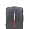 Tommy Hilfiger Wyoming Unisex Hard Luggage - Black, 66Cm Medium Trolley Bag