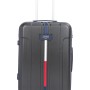 Tommy Hilfiger Wyoming Unisex Hard Luggage - Black, 66Cm Medium Trolley Bag