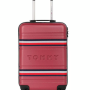 Tommy Hilfiger Thames Pro Unisex Polycarbonate Hard Luggage - Wine Small (57 Cm)