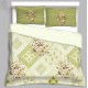 Bella Casa, Double Bedsheet Set with 2 Pillow Covers 100% Cotton -Utsav