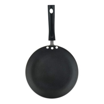 Vinod Zest Aluminium Non Stick Concave Tawa - 24cm | Roti/Chapati/Paratha/Dosa Tawa | 4mm Thick | Bakelite Handle | Induction and Gas Base