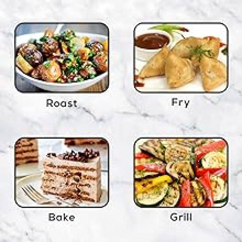 Prato Digital Air Fryer for Home and Kitchen with 5 Pre-set Menu|3.8 Litres Non-stick Basket| Fry, Grill, Bake & Roast| Rapid Air Technology| Auto Shut-Off| Healthy Cooking with 99% less Fat| Sleek & Compact| 1450 Wattage| Black|1 Year Warranty Prato Digital Air Fryer for Home and Kitchen with 5 Pre-set Menu|3.8 Litres Non-stick Basket| Fry, Grill, Bake & Roast| Rapid Air Technology| Auto Shut-Off| Healthy Cooking with 99% less Fat| Sleek & Compact| 1450 Wattage| Black|1 Year Warranty