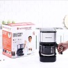 Wonderchef Regalia Pronto Coffee Maker 600W |Coffee Brewer Machine for Home & Office|750ml Borosilicate Glass Carafe||6 Cups Coffee| Black & Silver|Keep Hot Plate |2 Year Warranty