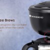 Wonderchef Onyx Brew Coffee Maker, Borosilicate Glass Carafe, Anti-Drip System, Fitered Water Drip Coffee Tank, 2 Years Warranty
