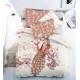 Bella Casa, Double Bedsheet Set with 2 Pillow Covers 100% Cotton -Woodland