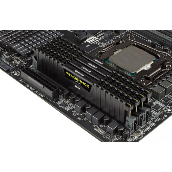 CORSAIR 16GB Vengeance LPX DDR4 PC4-19200 2400MHz Desktop Memory-Black