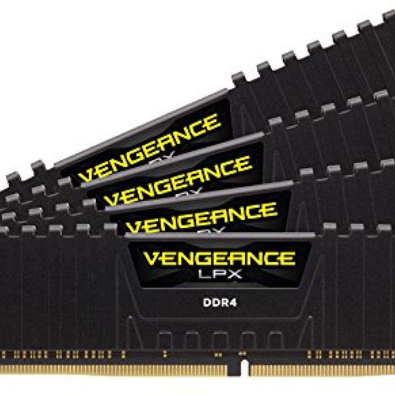 CORSAIR 16GB Vengeance LPX DDR4 PC4-19200 2400MHz Desktop Memory-Black