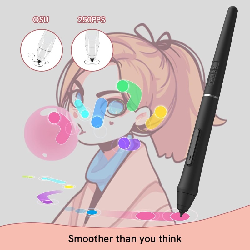 VEIKK VK640 Drawing Tablet 6x4 inch Portable Pen Tablet VEIKK VK640 Drawing Tablet 6x4 inch Portable Pen Tablet