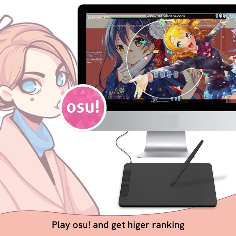 VEIKK VK640 Drawing Tablet 6x4 inch Portable Pen Tablet VEIKK VK640 Drawing Tablet 6x4 inch Portable Pen Tablet