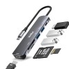 Verilux � USB C Hub Multiport Adapter 6 in 1 Portable Aluminum USB Extender 