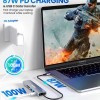 Verilux � USB C Hub Multiport Adapter 6 in 1 Portable Aluminum USB Extender 