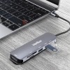 Verilux � USB C Hub Multiport Adapter 6 in 1 Portable Aluminum USB Extender 