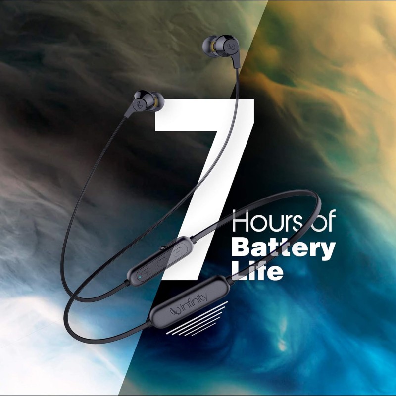 Infinity by Harman Glide 100 Wireless Bluetooth in Ear Headphones with Mic (Charcoal Black) Infinity by Harman Glide 100 Wireless Bluetooth in Ear Headphones with Mic (Charcoal Black)