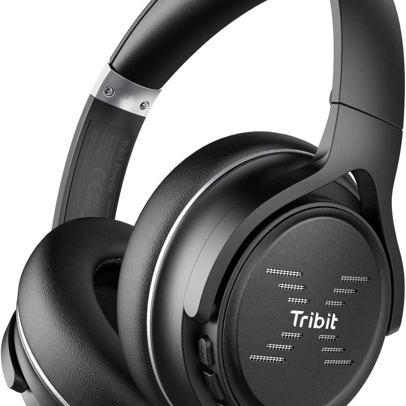 Tribit XFree Go Headphones with Mic - Black