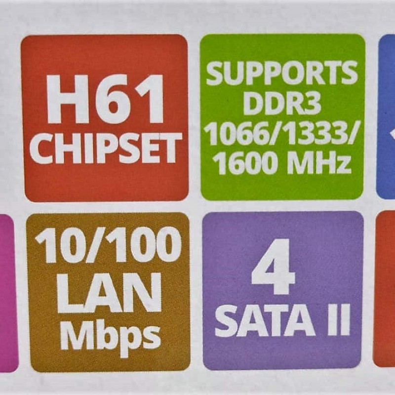 Zebronics H61 Motherboard