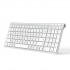 iClever Bluetooth Keyboard BK10, Multi-Device Rechargeable Wireless Keyboard - Sliver