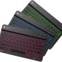 (Refurbished) iClever Wireless Keyboard for Mac BK04, Bluetooth Keyboard for Tablet, Universal Slim Portable, 7-Colors Backlit Keyboard