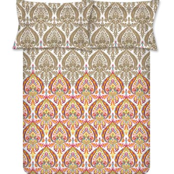 Raymond Home Avenue Cotton Rich King Bedsheet with 2 Pillow Covers