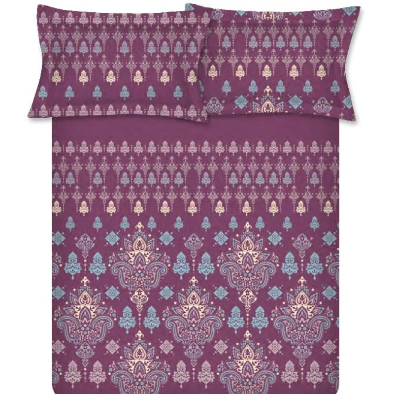 Raymond Home Avenue Cotton Rich King Bedsheet with 2 Pillow Covers Raymond Home Avenue Cotton Rich King Bedsheet with 2 Pillow Covers