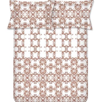 Raymond Home Avenue Cotton Rich King Bedsheet with 2 Pillow Covers