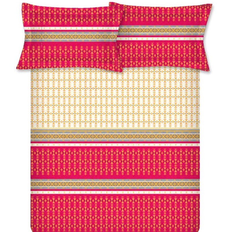 Raymond Home Avenue Cotton Rich King Bedsheet with 2 Pillow Covers Raymond Home Avenue Cotton Rich King Bedsheet with 2 Pillow Covers