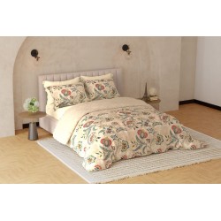 Raymond Home Avenue Cotton Rich King Bedsheet with 2 Pillow Covers