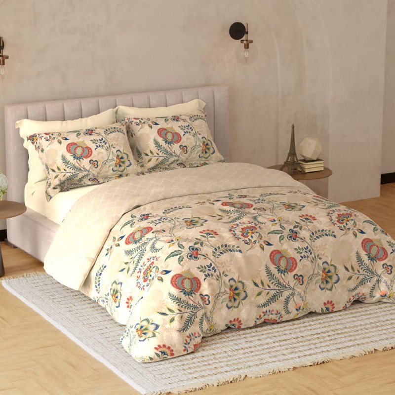 Raymond Home Avenue Cotton Rich King Bedsheet with 2 Pillow Covers Raymond Home Avenue Cotton Rich King Bedsheet with 2 Pillow Covers