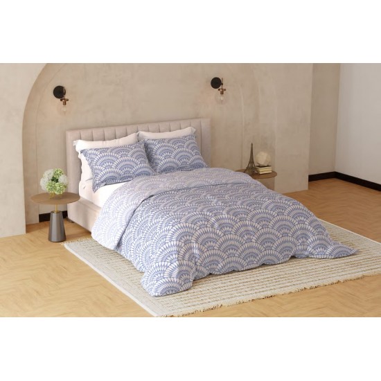 Raymond Home Avenue Cotton Rich King Bedsheet with 2 Pillow Covers