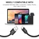 Wayona USB Type C Long Charger Cable Fast Charging USB C Cable (6 FT Pack of 1, Black)