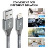 Wayona Nylon Braided USB to Lightning Fast Charging and Data Sync Cable Compatible for iPhone 13, 12,11, X, 8, 7, 6, 5, iPad Air, Pro, Mini (3 FT Pack of 1, Grey) Wayona Nylon Braided USB to Lightning Fast Charging and Data Sync Cable Compatible for iPhone 13, 12,11, X, 8, 7, 6, 5, iPad Air, Pro, Mini (3 FT Pack of 1, Grey)