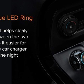 MI 18W Qualcomm Quick Charge 3.0 Lightning, USB Car Charger for Cellular Phones - Black