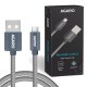 AGARO Micro Usb Charging & Data Tough Nylon Braided Cable For Android Smartphones 1.0 Meters, Grey