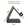 Gizga Essentials Portable Mobile Tabletop Stand, Precise Cutout to Enable Charging During Use - Black Gizga Essentials Portable Mobile Tabletop Stand, Precise Cutout to Enable Charging During Use - Black