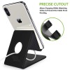 Gizga Essentials Portable Mobile Tabletop Stand, Precise Cutout to Enable Charging During Use - Black Gizga Essentials Portable Mobile Tabletop Stand, Precise Cutout to Enable Charging During Use - Black