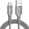 Wayona Type C Cable Nylon Braided Usb C Quick Charger Fast Charging Cord For Tablets Samsung Galaxy - (1M, Grey) Wayona Type C Cable Nylon Braided Usb C Quick Charger Fast Charging Cord For Tablets Samsung Galaxy - (1M, Grey)