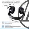 Roll over image to zoom in HP H200 Wired Gaming Over Ear Headphones - (Black) Roll over image to zoom in HP H200 Wired Gaming Over Ear Headphones - (Black)