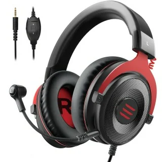 EKSA E900 Wired Stereo Gaming Headset-Over Ear Headphones with Noise  Canceling Mic