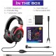 EKSA E900 Wired Stereo Gaming Headset-Over Ear Headphones with Noise Canceling Mic