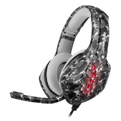 Cosmic Byte GS430 Gaming Headphone, 7 Color RGB LED and Microphone for PC, PS5, Xbox, Mobiles, Tablets, Laptops (Camo Black)