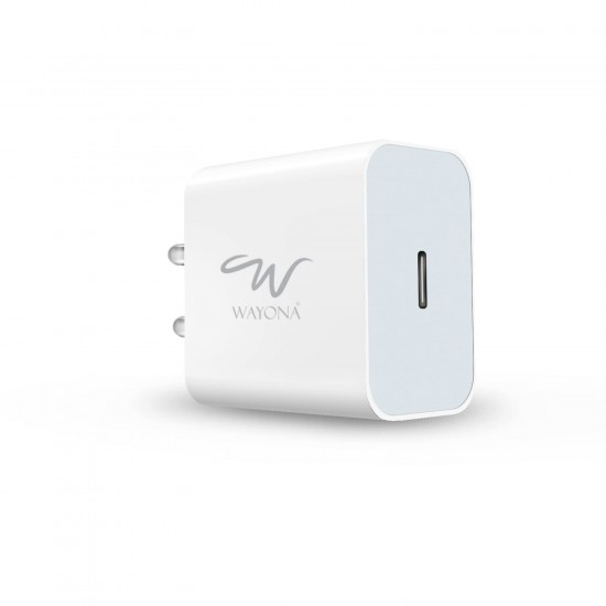 Wayona 20W USB C PD/QC Fast Charging Adapter Compatible 