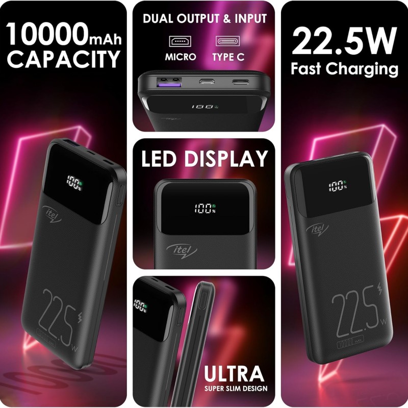 Itel Power Bank Star 100PF 10000mAh Itel Power Bank Star 100PF 10000mAh