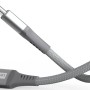 (Refurbished) Lenovo USB C to Type-C Tangle-free Aramid fiber braided 1.2m cable - Metallic Grey