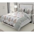 Bella Casa, Double Bedsheet Set with 2 Pillow Covers - Cotton -Boston