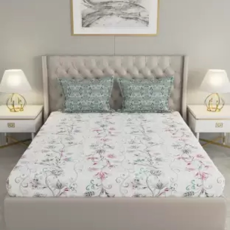 Raymond Home Camphor 144 TC Double Bedsheet with 2 Pillow Covers Raymond Home Camphor 144 TC Double Bedsheet with 2 Pillow Covers