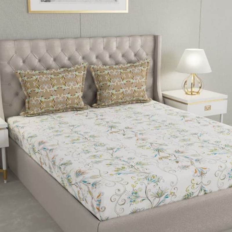 Raymond Home Camphor 144 TC Double Bedsheet with 2 Pillow Covers Raymond Home Camphor 144 TC Double Bedsheet with 2 Pillow Covers
