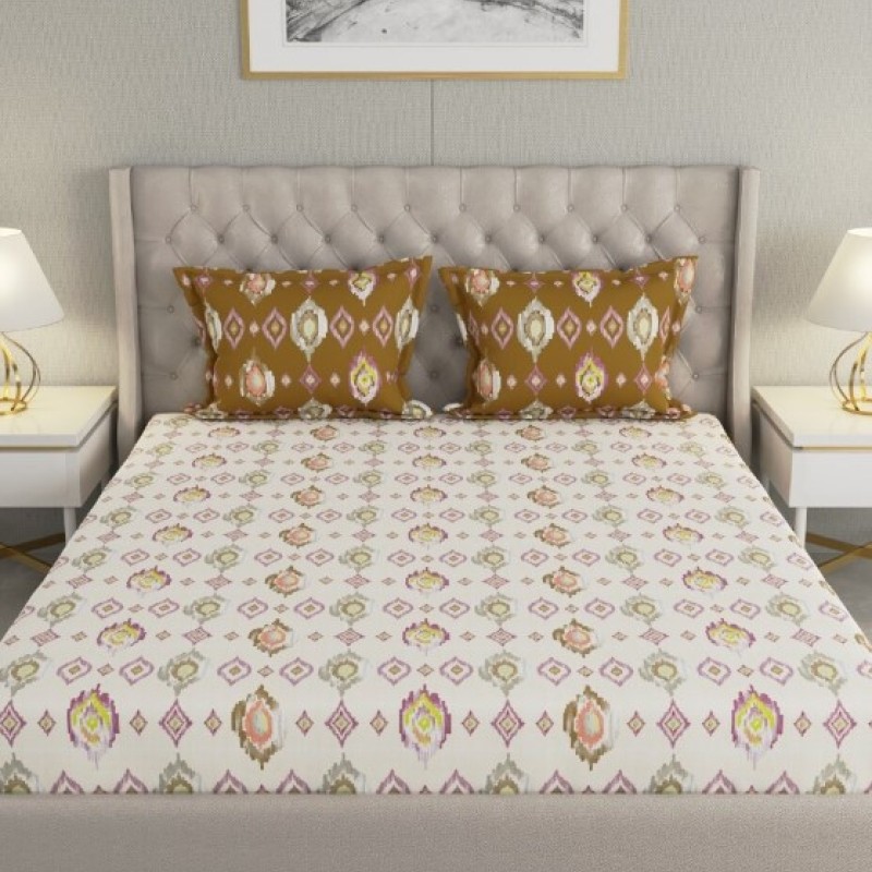 Raymond Home Camphor 144 TC Double Bedsheet with 2 Pillow Covers Raymond Home Camphor 144 TC Double Bedsheet with 2 Pillow Covers