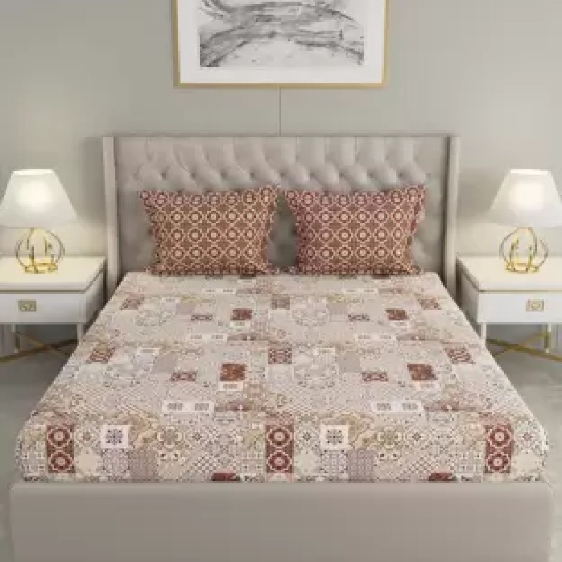 Raymond Home Camphor 144 TC Double Bedsheet with 2 Pillow Covers Raymond Home Camphor 144 TC Double Bedsheet with 2 Pillow Covers