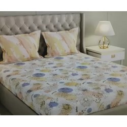 Raymond Home Camphor 144 TC Double Bedsheet with 2 Pillow Covers